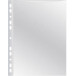 Q-CONNECT pochette perforée A4 perforation 8 trous grainé 50 microns paquet de 10 pièces
