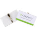 Q-CONNECT badge avec pince crocodile 75 x 40 mm, boîte de 25 pièces