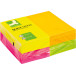 Q-Connect Quick Notes 76 x 127mm Neon Assorted Colours Pack of 12 (100 Sheets per Pad) KF01350