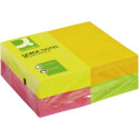 Q-Connect Quick Notes 76 x 127mm Neon Assorted Colours Pack of 12 (100 Sheets per Pad) KF01350