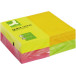 Q-Connect Quick Notes 76 x 127mm Neon Assorted Colours Pack of 12 (100 Sheets per Pad) KF01350