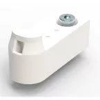 Witte adapter voor INVISIDOOR 2.0 deurdranger / pce