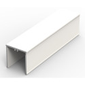 Invisidoor 2.0 OUT 40 profiel + 5,5m opknipbare afdekking / pce