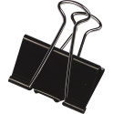 Q-CONNECT Foldback Clips Black 19mm Box of 10