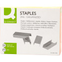 Q-CONNECT Staples 24-6 Galvanized Box of 1000