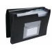 Q-CONNECT A4 Expanding File 13 Compartments Elastic Closure Black