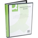 Q-CONNECT Customisable A4 Display Book 40 Pockets Black