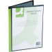 Q-Connect Customisable A4 Display Book 10 Pockets Black