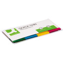Q-CONNECT Quick Tabs, ft 25 x 45 mm, 4 x 40 tabs, geassorteerde kleuren