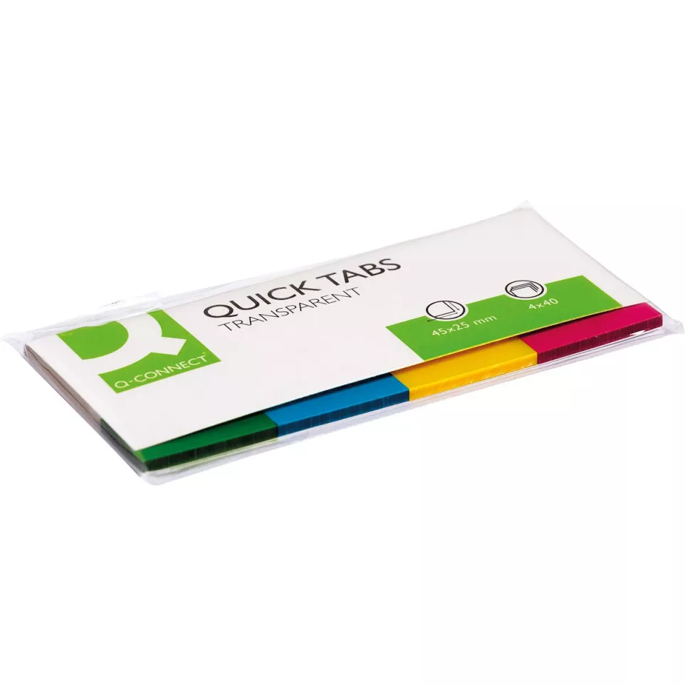 Q-CONNECT Quick Tabs, ft 25 x 45 mm,...