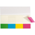 Q-CONNECT Quick Tabs, ft 25 x 45 mm, 4 x 40 tabs, geassorteerde kleuren