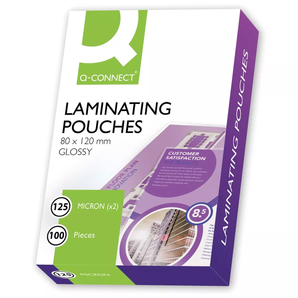 Q-CONNECT lamineeretui 2x 125 micron...