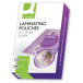Q-CONNECT pochettes de plastification 2x 125 microns 65x105mm 100 pièces