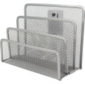 Q-CONNECT Silver Metal Letter Tray 3 Tier