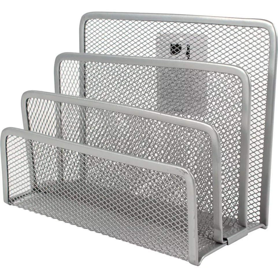 Q-CONNECT Silver Metal Letter Tray 3...