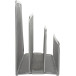Q-CONNECT Silver Metal Letter Tray 3 Tier