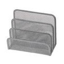 Q-CONNECT Silver Metal Letter Tray 3 Tier