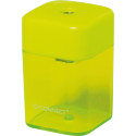 Q-CONNECT potloodslijper, 1 gaats, geassorteerde kleuren