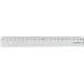 Q-CONNECT meetlat, transparant polystereen, 20 cm