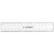Q-CONNECT meetlat, transparant polystereen, 15 cm