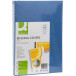 Q-Connect A4 Leather Grain Covers 250gsm Pack of 100 Blue