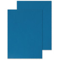 Q-Connect A4 Leather Grain Covers 250gsm Pack of 100 Blue