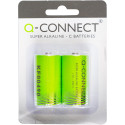 Q-CONNECT batterij, alkaline, C,blister van 2 stuks