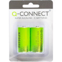 Q-CONNECT batterij, alkaline, C,blister van 2 stuks