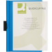 Q-CONNECT Klemmap metalenclip A4 30 vel Transparant blauw