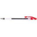 Q-CONNECT Delta stylo, 0,4 mm, pointe moyenne, rouge