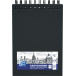 Oxford cahier de croquis, 100 g/m², ft A5, noir, 50 feuilles