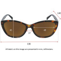 Silac Sol zonnebril Tom Brown, bruin