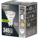 Integral spot LED GU10, dimmable, 1.800 - 2.700 K, 3,6 W, 400 lumens