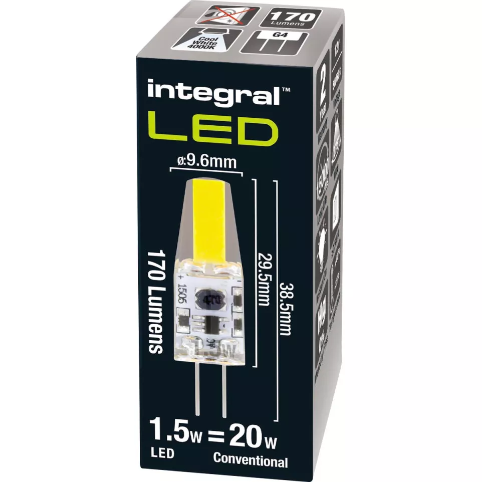 Integral LED spot G4 fitting, niet...