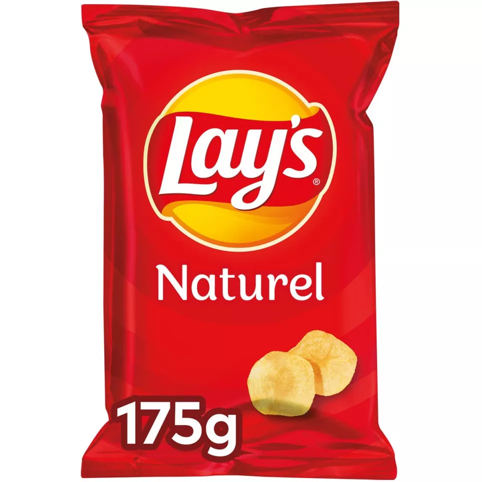 Lay's Chips Naturel, sachet de 175 g