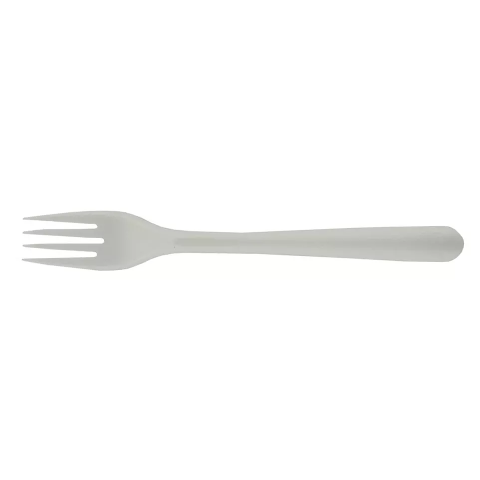 Vork uit CPLA, 19 cm, wit, pak van 50...