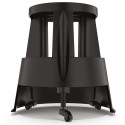 Rolkruk Comfort, uit kunststof, zwart