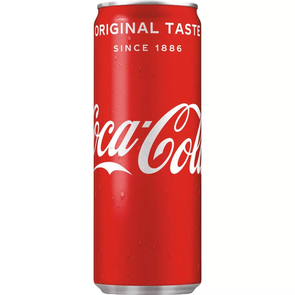 Coca-Cola frisdrank, sleek blik van...