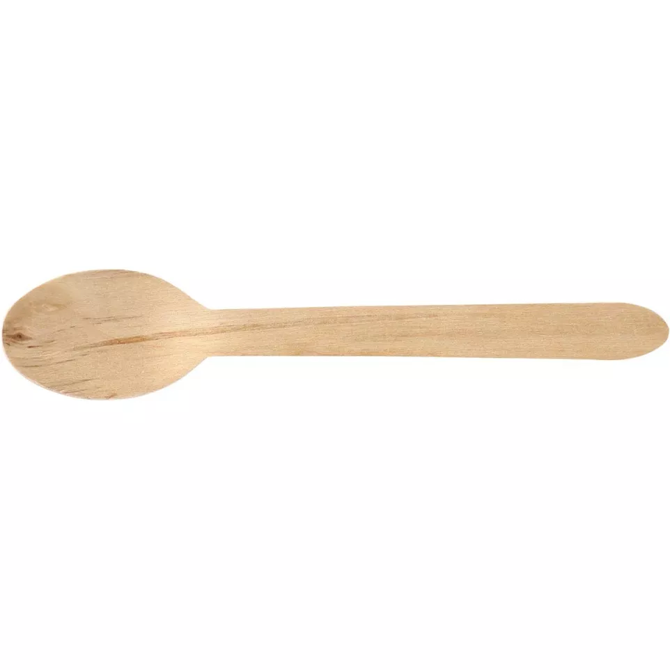 Cuillère en bois, 16,5 cm, paquet de...