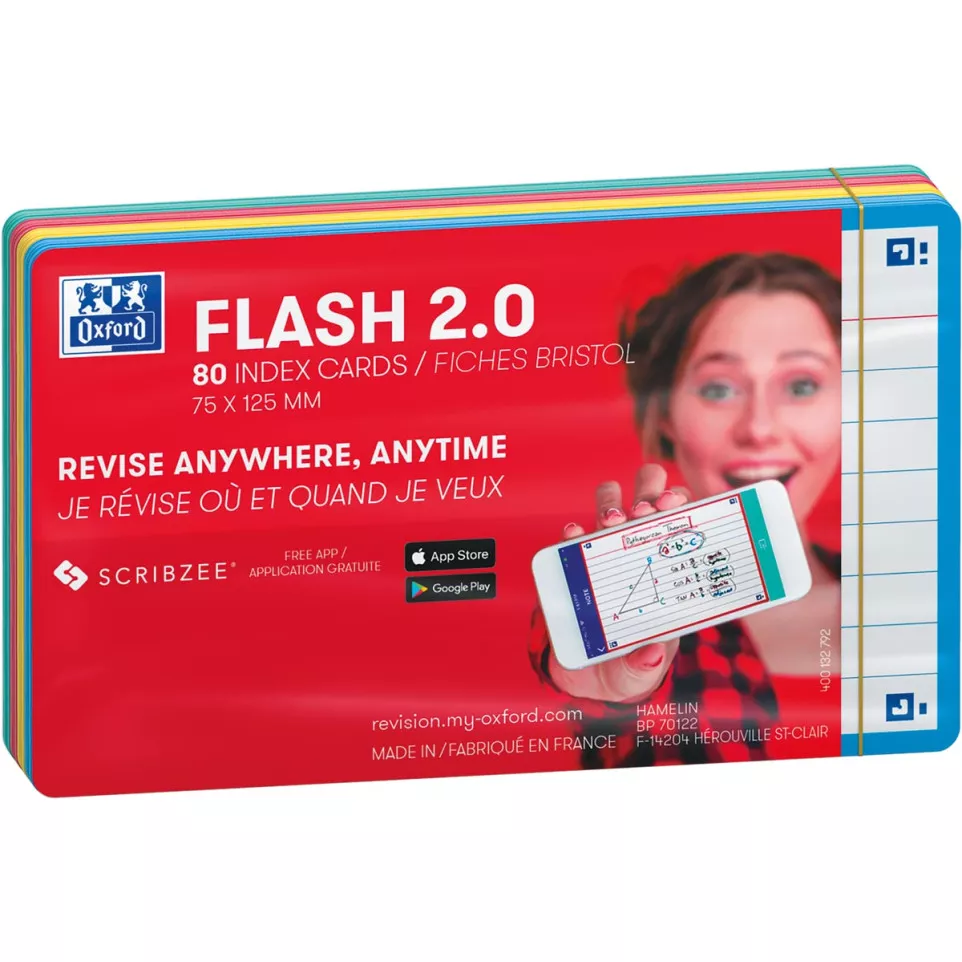 Oxford Flash 2.0 Flashcards, Ruled,...