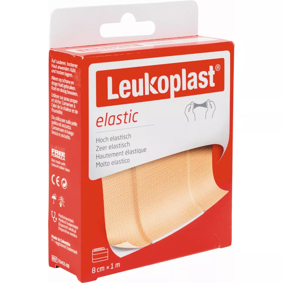 Leukoplast elastische pleister, 8 cm...
