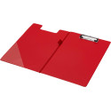 Q-CONNECT klemplaat, PP, ft A4, dubbel, rood