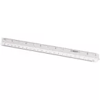 Westcott echelle de réduction, 30 cm, 1:20; 1:25; 1:50; 1:75; 1:100 et 1:125
