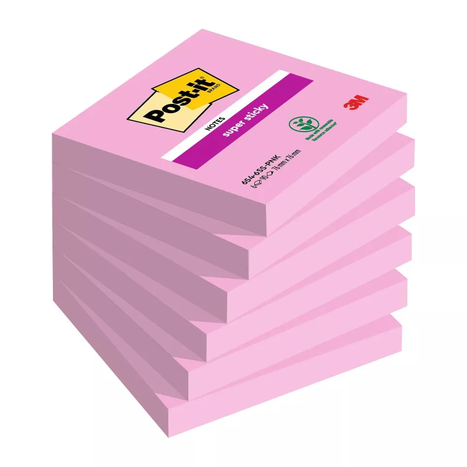 Post-it Super Sticky notes, 90 vel,...