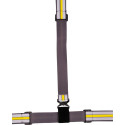 Wowow Cross Wrap ceinture de sécurité, avec bandes réflécissantes, réglable en hauteur et en largeur