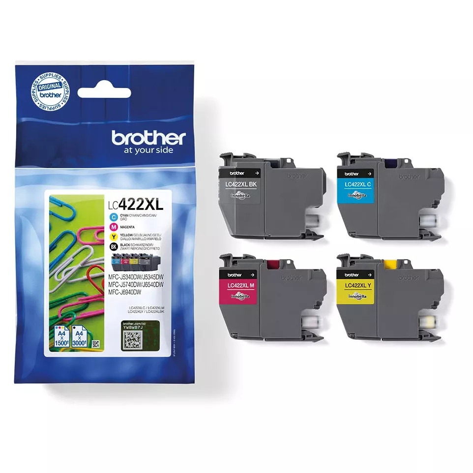 Genuine Brother LC422XLVAL High Yield...