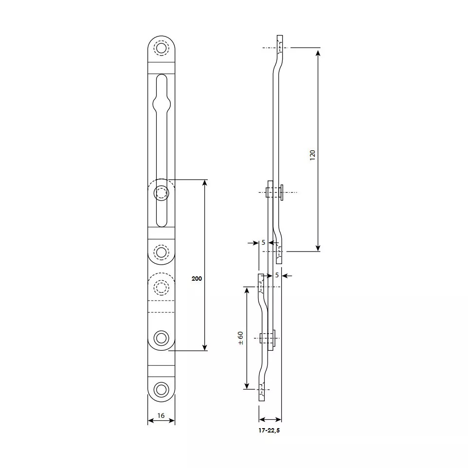 Aluminium kompas 907/17 voor 17 tot...