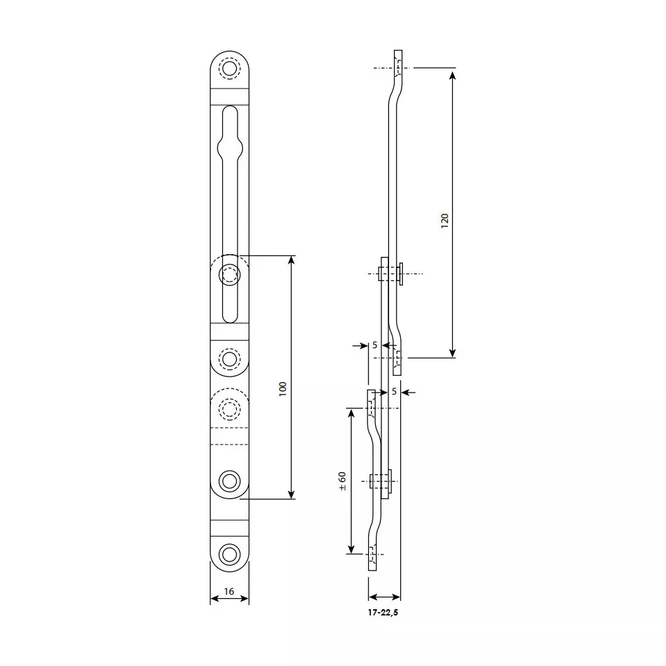 Aluminium kompas 907/17 voor 17 tot...