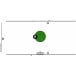 Horizontale stang voor Hautau Tornado 200 E25mm-1900mm / pce