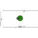 Horizontale stang voor Hautau Tornado 200 E25mm-1100mm / pce